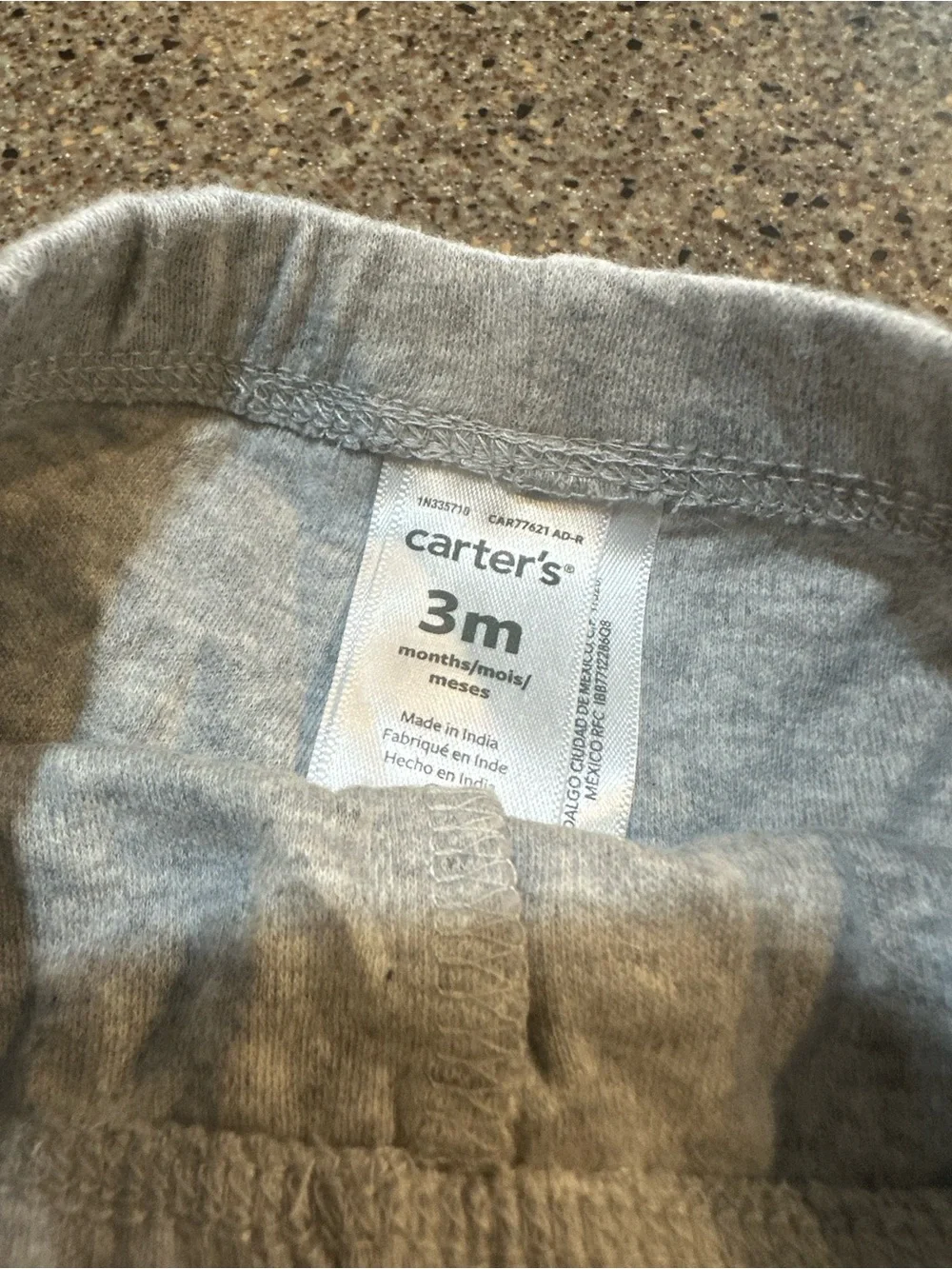 Carter's Light Gray Capri Leggings for Kids